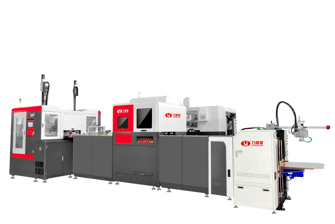 2 trong 1 Máy hình hộp cứng hai đầu Máy chế tạo hộp giấy