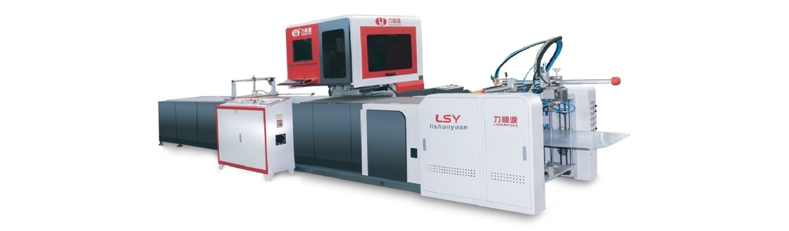 Máy định vị trực quan cho việc làm trường hợp sách bìa hộp lót gói hộp nhà sản xuất máy