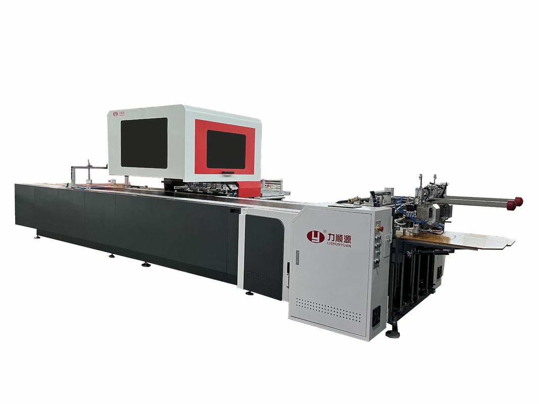 Máy định vị hộp đôi tự động LY 850DN Máy nạp giấy máy bọc hộp cứng hộp trang sức hộp giày sang trọng hộp quà mỹ phẩm