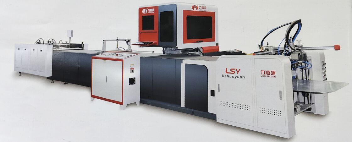 LY 485C PK Hệ thống đóng gói tự động hoàn toàn bằng thị giác máy Dây chuyền tự động Máy tạo hộp tự động Máy làm bìa cứng tự động