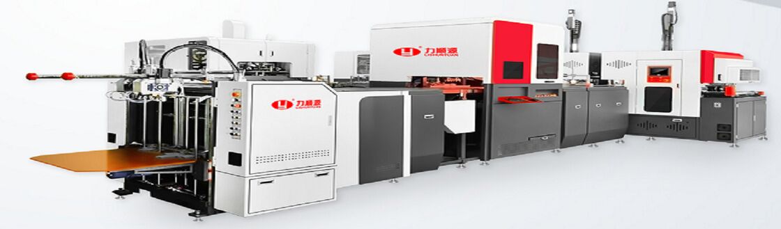 2 trong 1 thông minh tự động tốc độ cao Thẻ cứng hộp làm máy 50-52PCS / phút