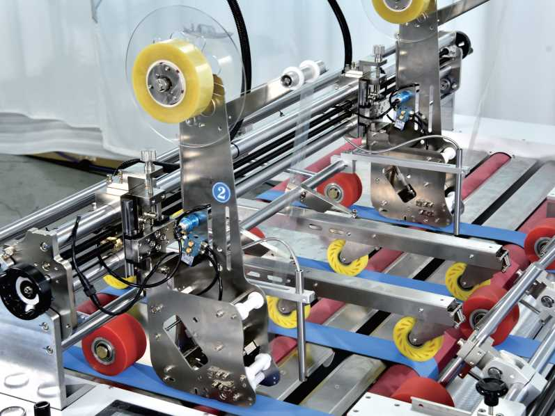 LY-1500TMJ Máy dán băng trong suốt hộp carton tự động băng hai mặt Boards carton corrugated board