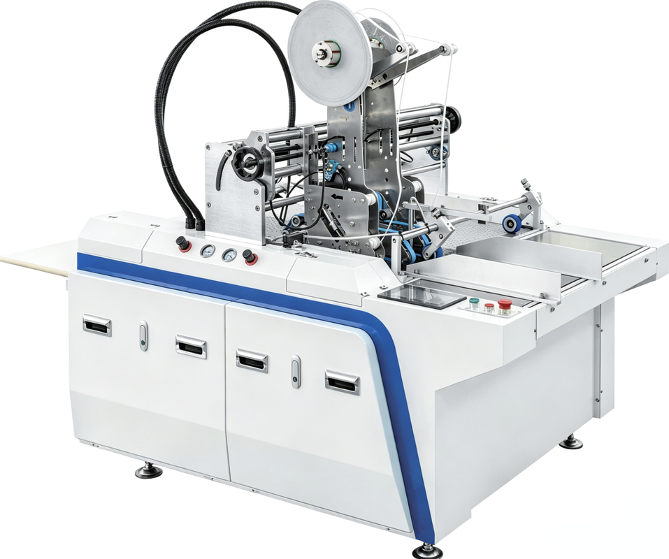LY-900HCT Máy dán băng dính hai mặt bán tự động Máy dán băng góc Máy dán băng hộp cứng Máy dán băng