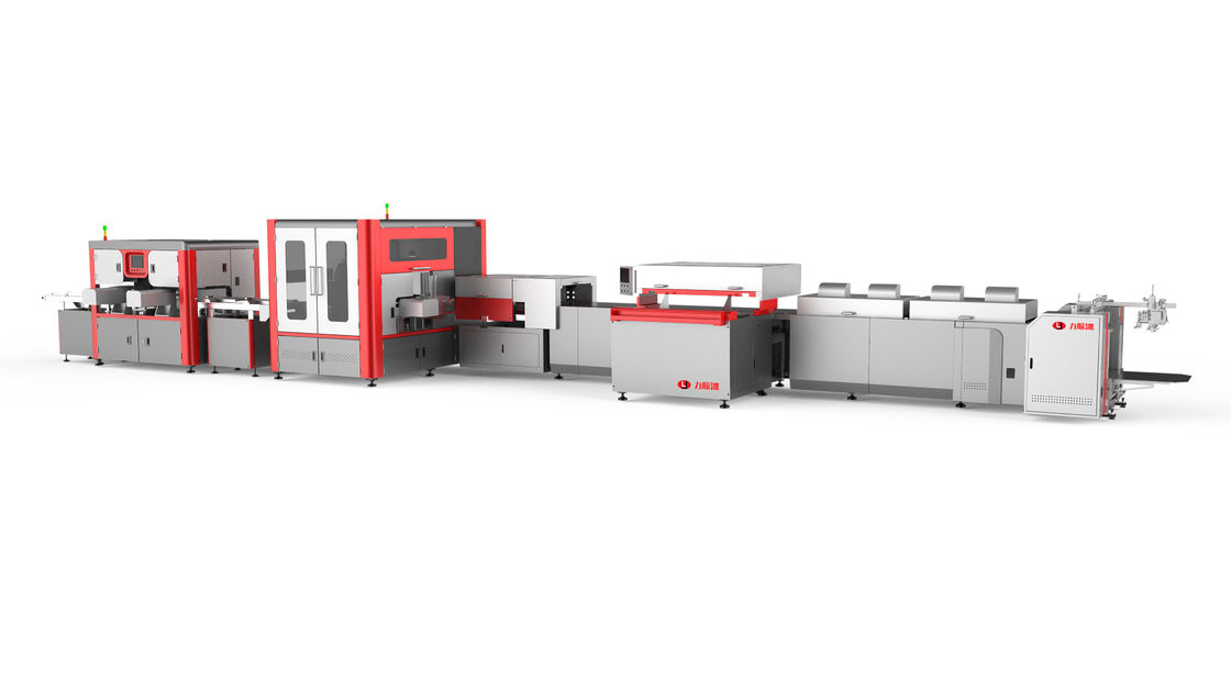 LY-HB1500CJ Intelligent High-Speed Wine Box Manufacturing System Speed Up O 35 - 45pcs/Min