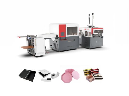 Rigid Box Making Machine High Production Rate 70 Pieces Per Minute