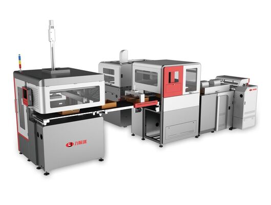 Đường dây sản xuất hộp cứng tốc độ cao thông minh 20-30pcs/min