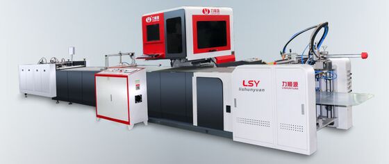 Hệ thống bọc vỏ hình ảnh máy hoàn toàn tự động cho hộp điện thoại di động, hộp bánh mặt trăng, hộp trà