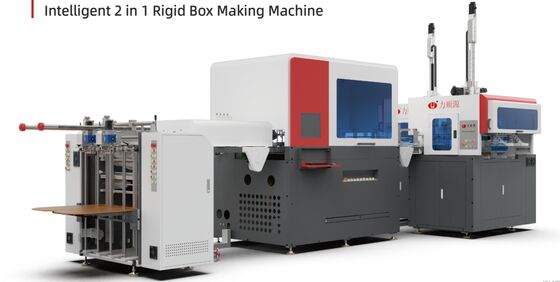 Máy làm hộp cứng thông minh 2 trong 1 tốc độ cao LY-3000CB (tích hợp chức năng ép bọt khí) Máy làm hộp cứng/ Máy làm hộp đóng gói/ Máy làm hộp cứng tự động/ Máy làm hộp quà tặng