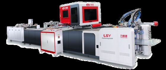 Máy LY-4510C-PK cung cấp khả năng định vị chính xác cao và cấp liệu bằng servo mô-đun cho sản xuất bìa cứng